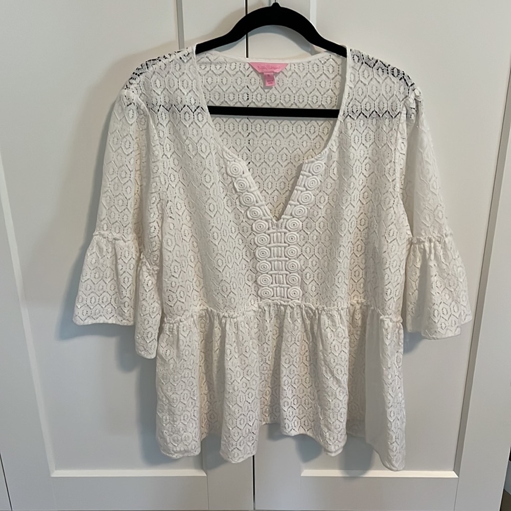 Lilly Pulitzer Inez lace top